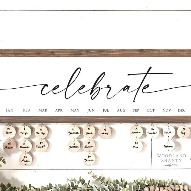 Celebrate Birthday Calendar | Family...