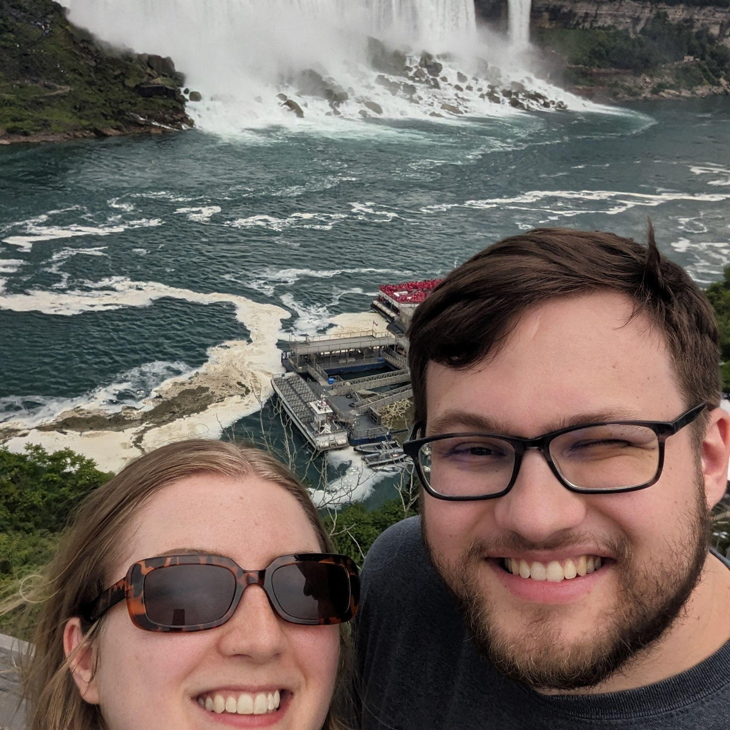 Javin's first time seeing Niagara Falls