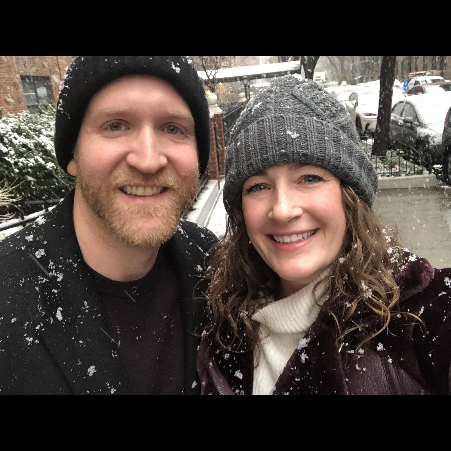 On our way to view our wedding venue for the first time!