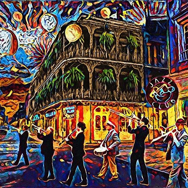 Castle & Rye New Orleans Art Photo Quality Poster Print for Living Room or Bedroom Wall