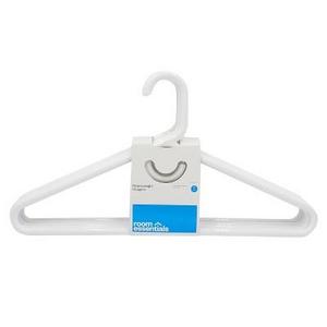 5pk Super Heavyweight Plastic Hanger White - Room Essentials™