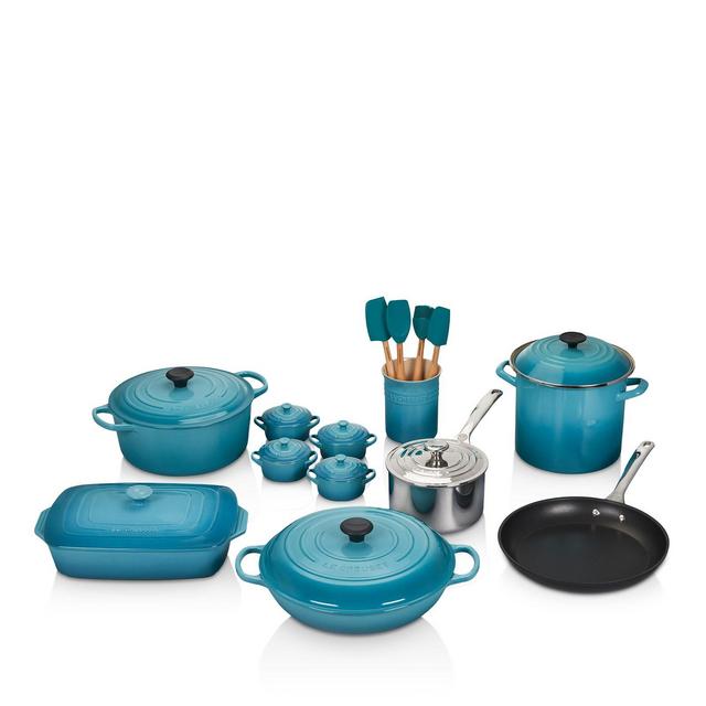 Le Creuset 20-Piece Mixed Material Cookware Set