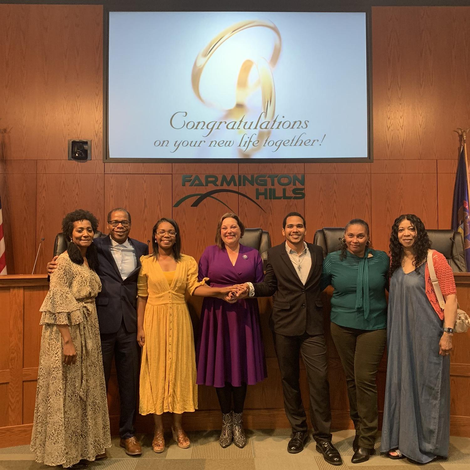 Our elopement at the Farmington Hills courthouse