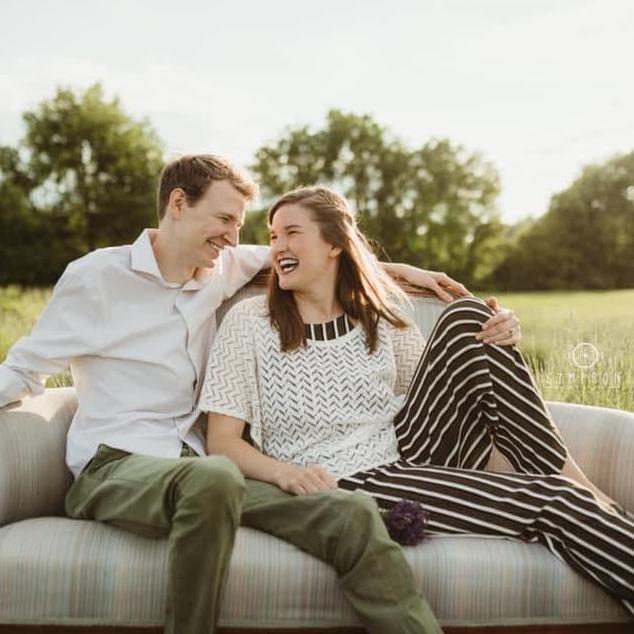 Engagement pictures by Elizabeth Simpson // June 15, 2020 // The Lavender Field (California, KY)