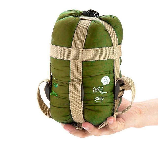 ECOOPRO Warm Weather Sleeping Bag - Portable, Waterproof, Compact Lightweight, Comfort with Compression Sack - Great for Outdoor Camping, Backpacking & Hiking-83 L x 30" W Fits Adults