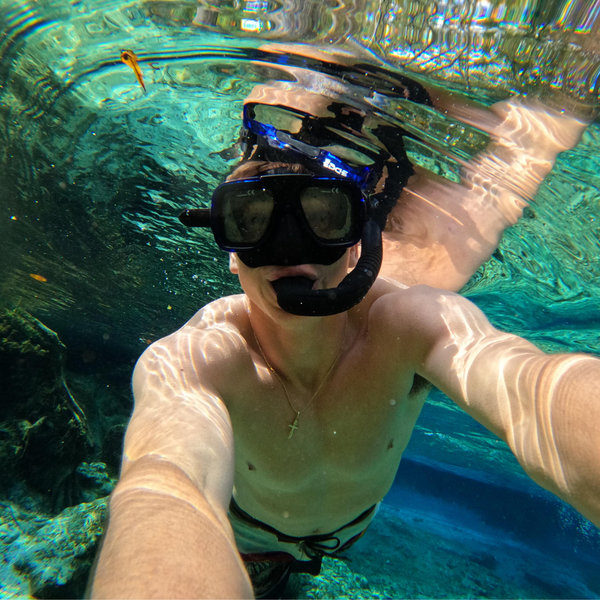 Snorkling near Dubrovnik
