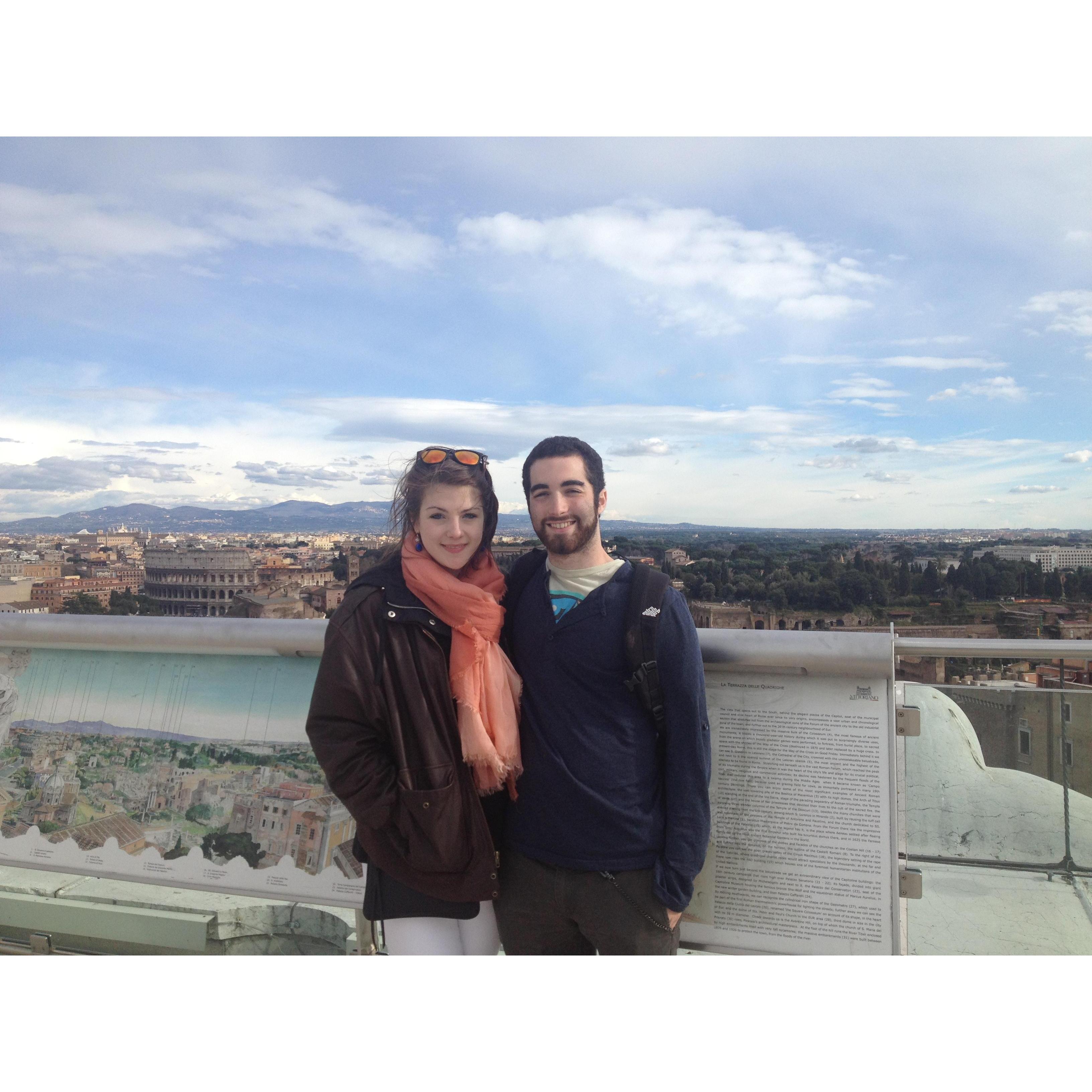 March 2013 - We went to Rome with Dan's parents for spring break (who graciously invited a woman Dan had only been dating for four months!) and had the BEST time.