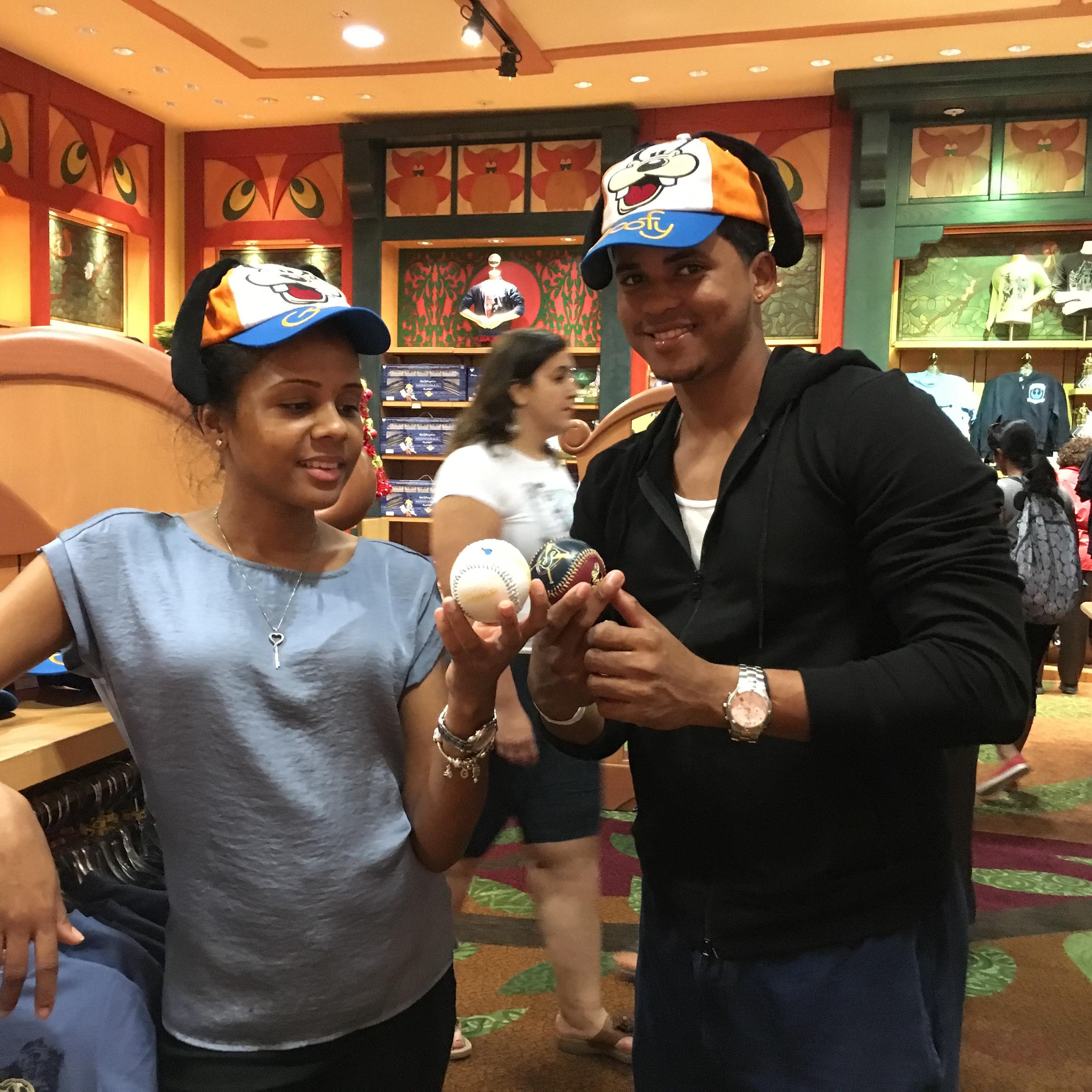 Goofying around
