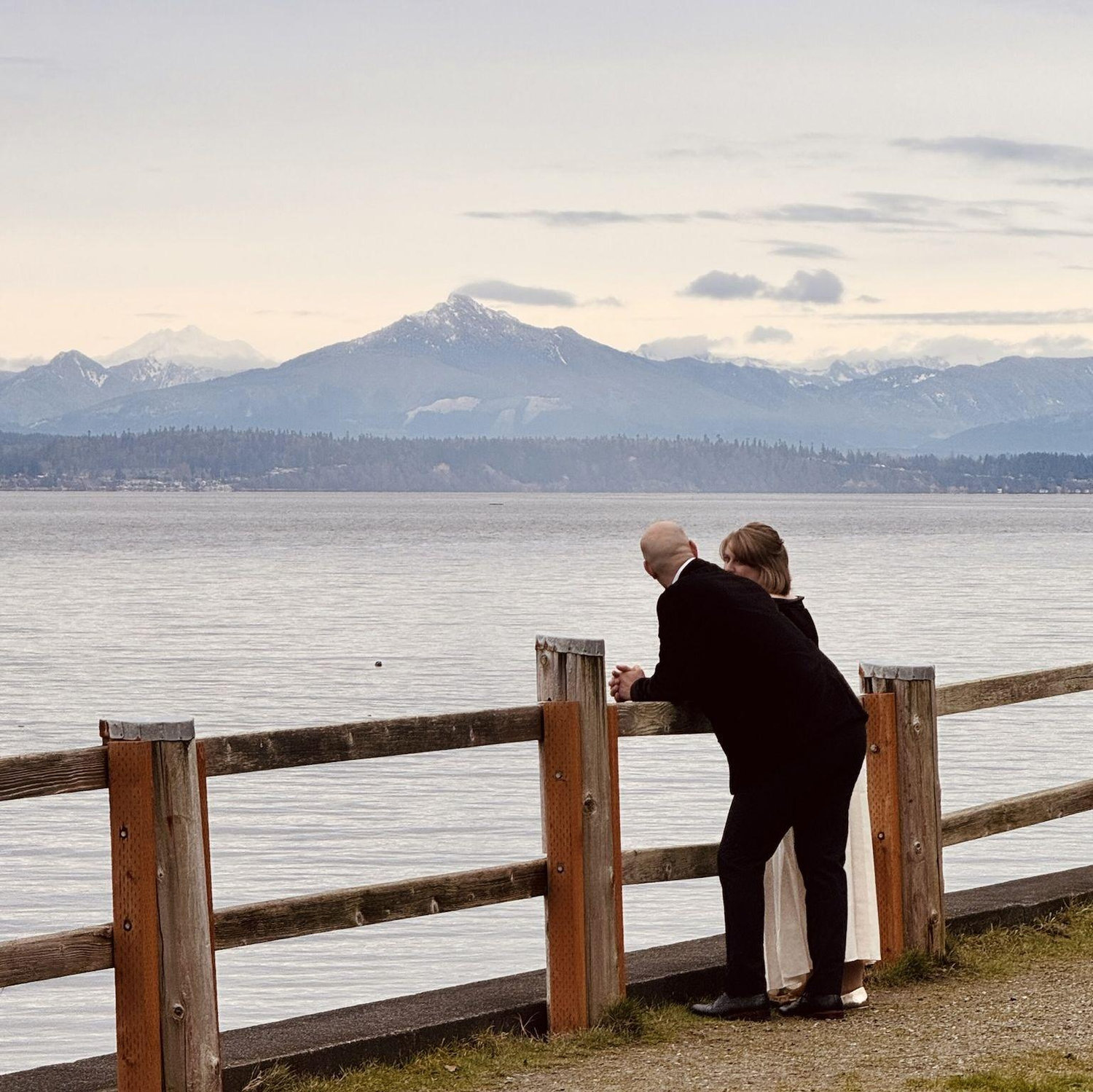 We got engaged on Whidbey Island, WA.