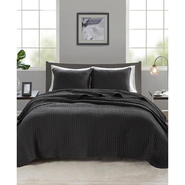 Madison Park Keaton 3-Pc. Reversible Quilted Full/Queen Coverlet Set