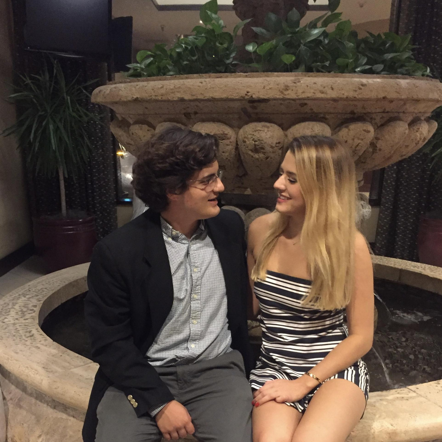 August 29, 2017 Our first date, Andrew’s fraternity Victory Dinner.