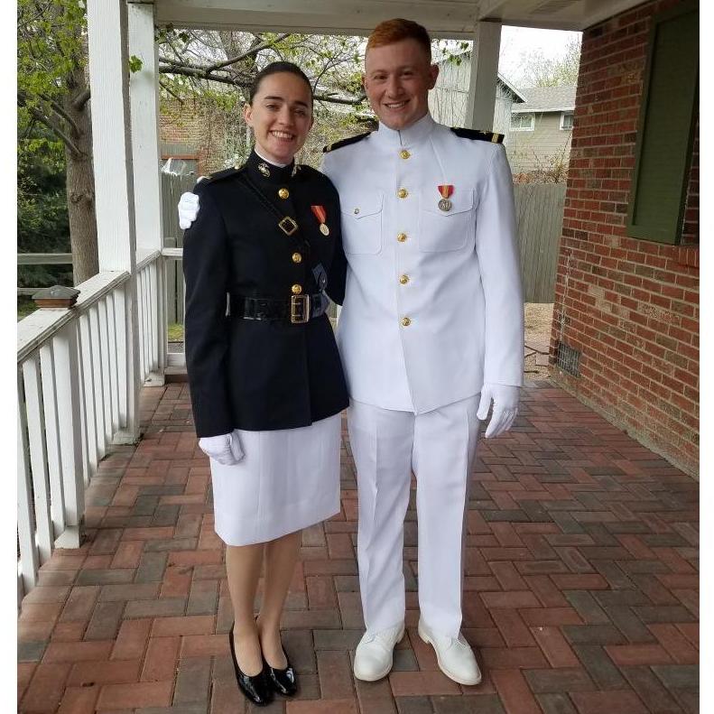 We both graduated from CU Boulder and commissioned in May 2020