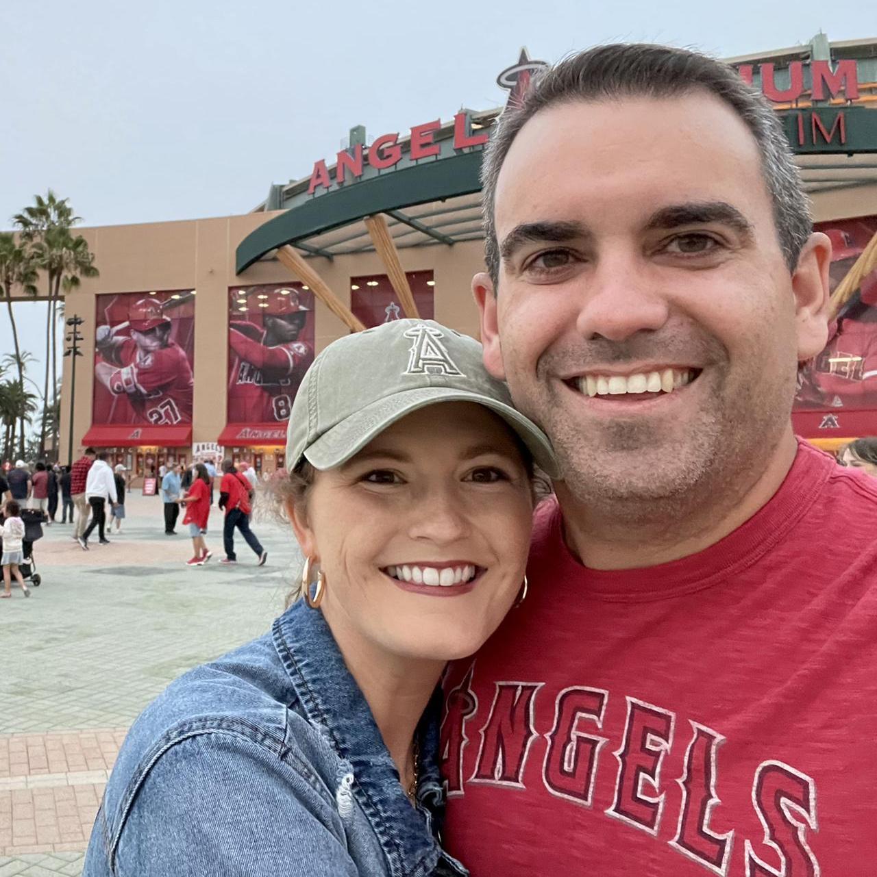 KB’s first Angels game!