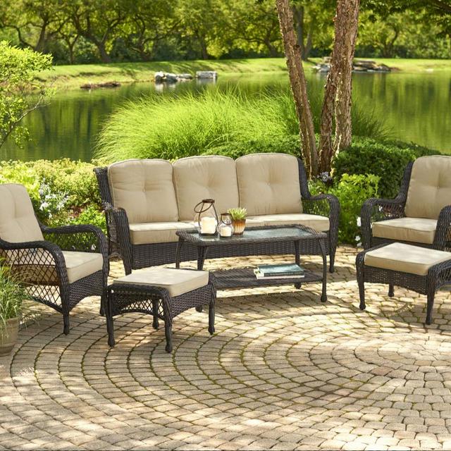 Wilson & Fisher Tan 12-Piece Replacement Pinehurst Cushion Set