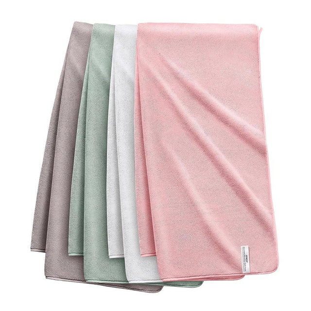 JOYMOOP Bath Towels 4 Packs Extra Large 60" x 30", Quicker to Dry Towels for Bathroom, Super Soft and Absorbent Mcirofiber, Larger & Lighter Weight Bathroom Towels, Mixed Color