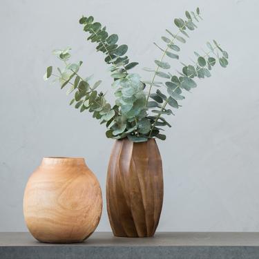 Luca Mango Wood Vase