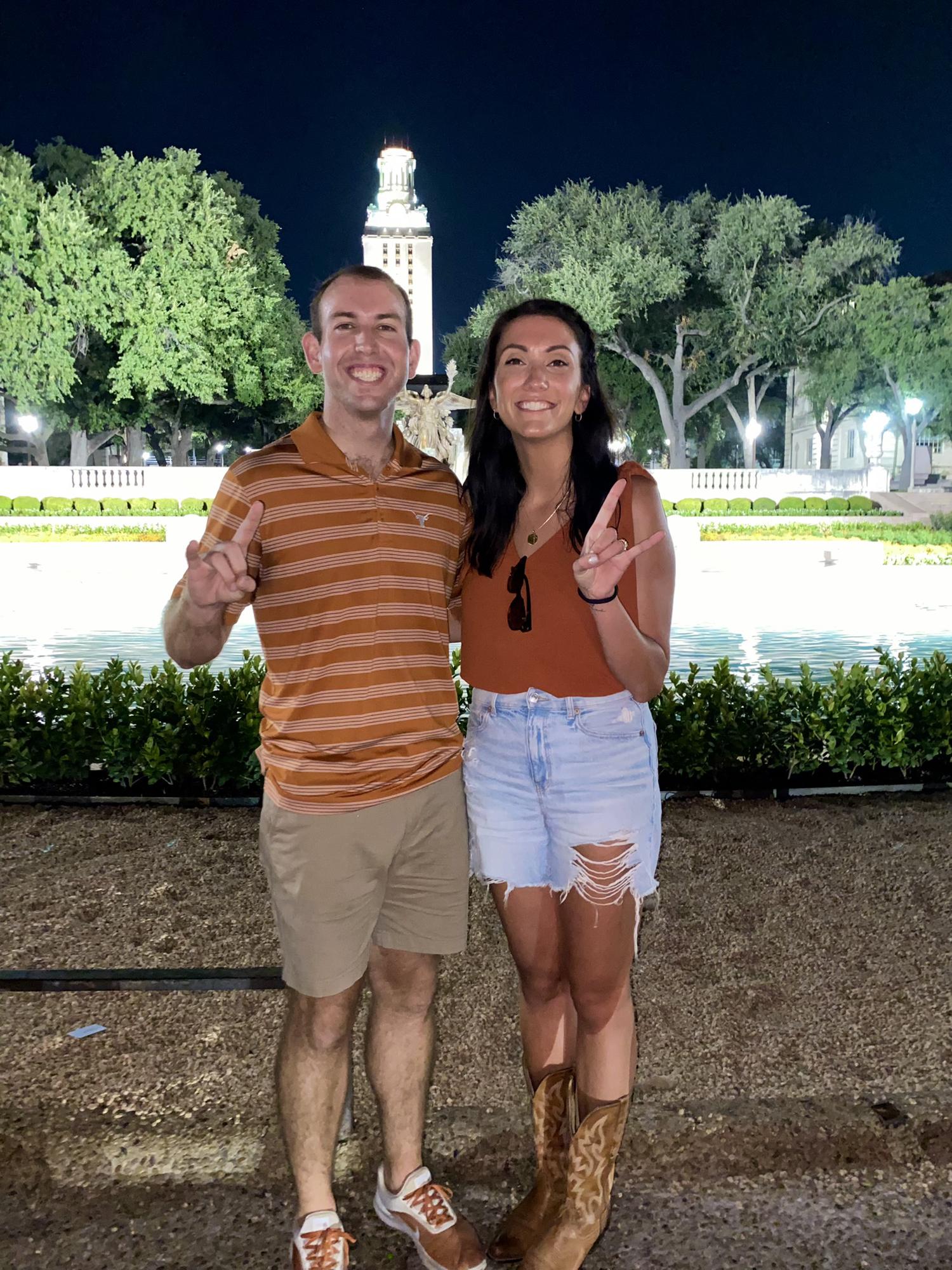 Lisa's first UT football game