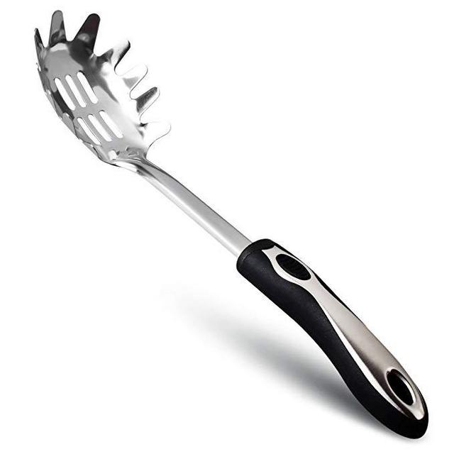 ORBLUE Black & Silver Slotted Spaghetti and Pasta Server