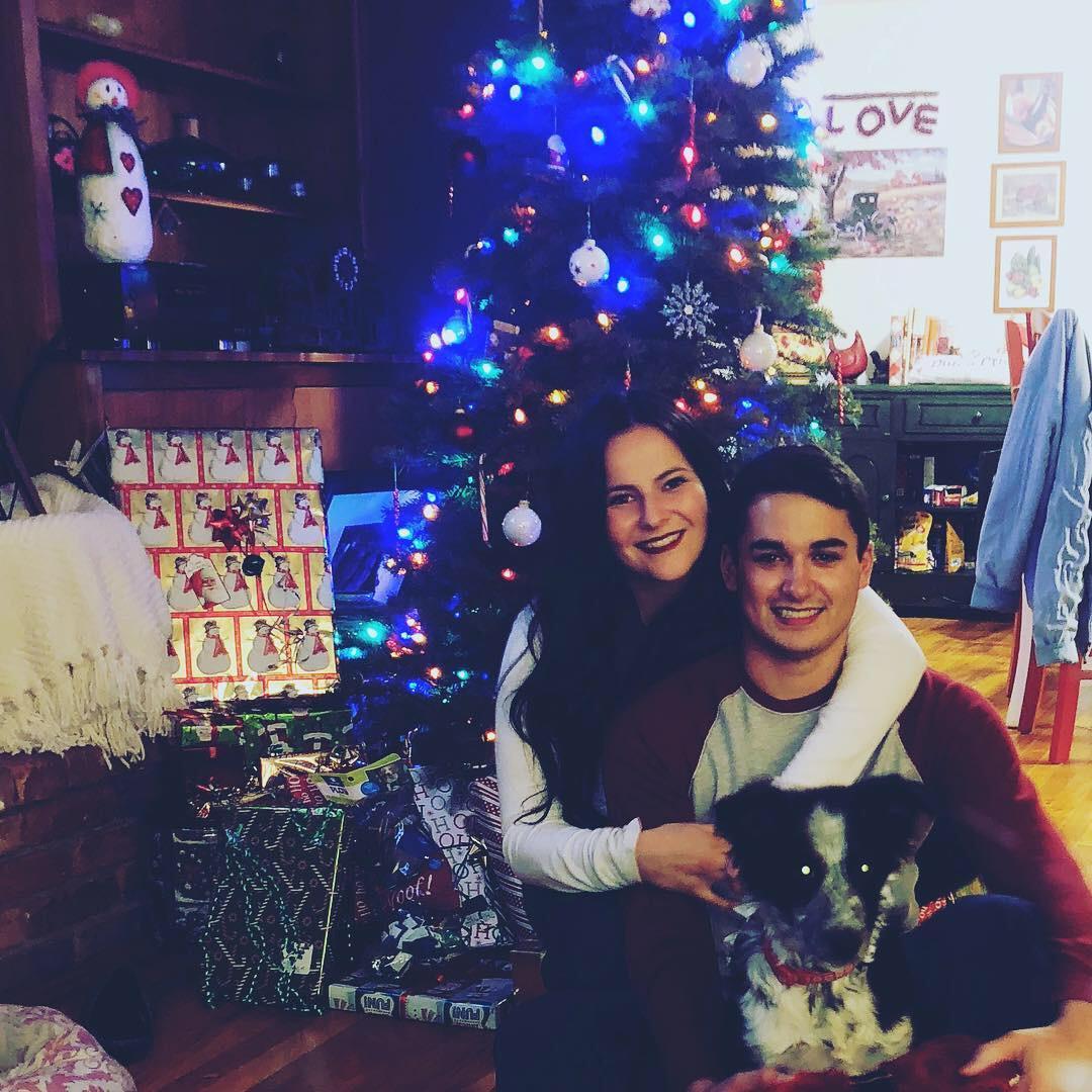 Our first Christmas with Belle girl