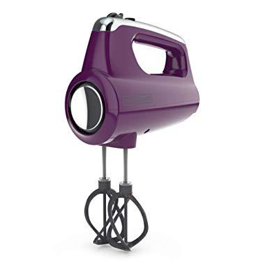 BLACK+DECKER MX600P Helix Performance Premium 5-Speed Hand Mixer, Purple