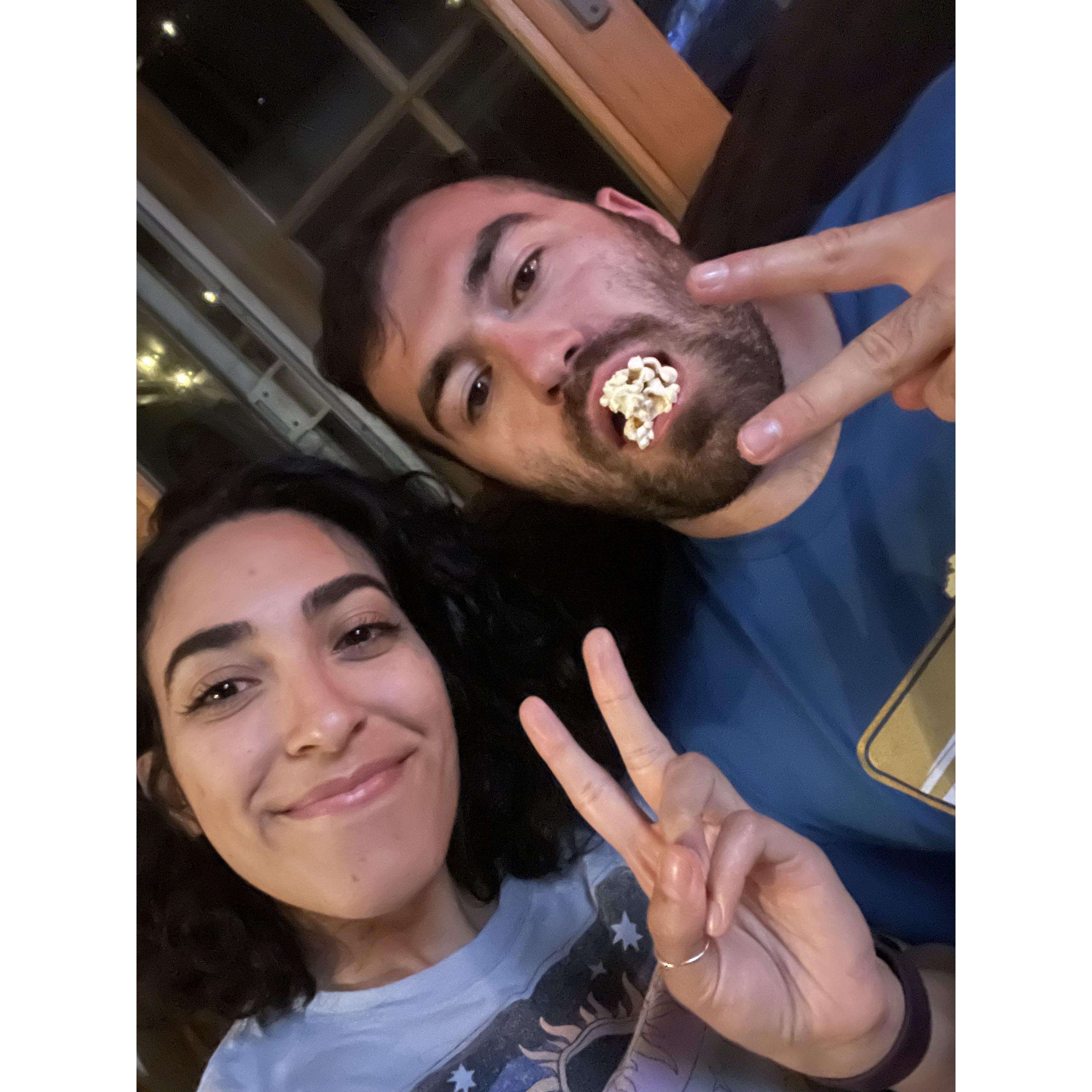 Popcorn is probably our no.1 snack