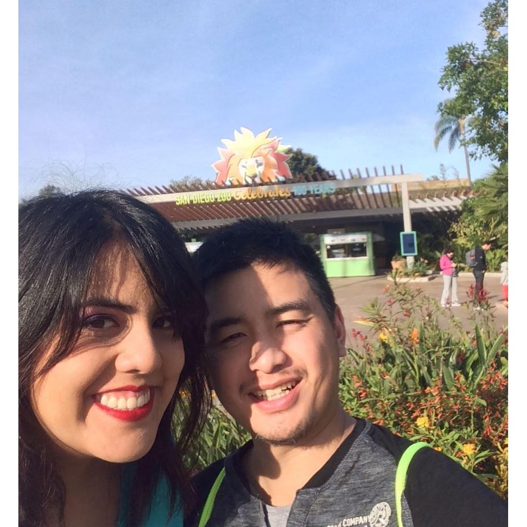 Our first time in San Diego Zoo!