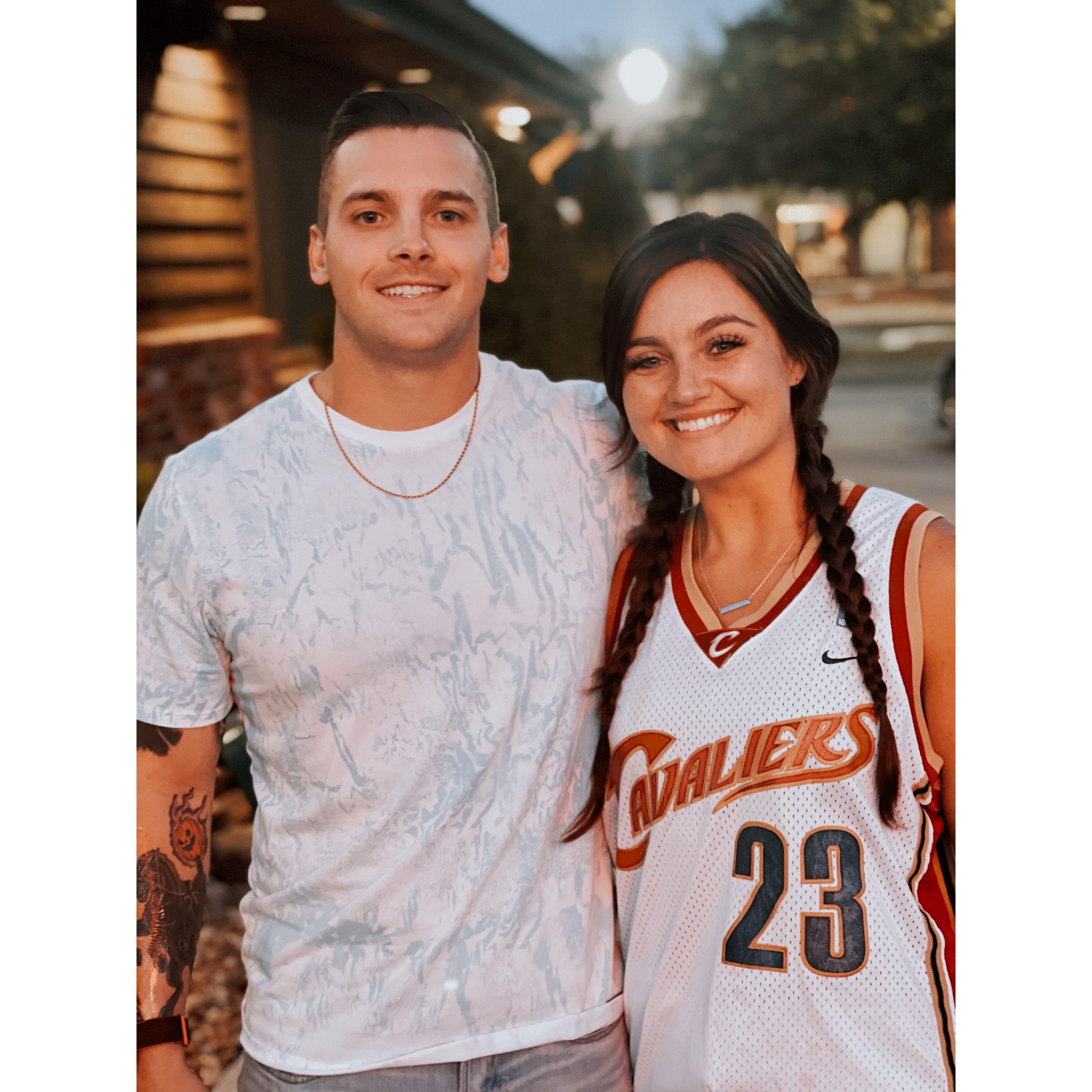 This is the last picture we took together before we were officially together!