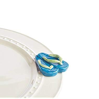 Nora Fleming Hand-Painted Mini: Flip Flops A156