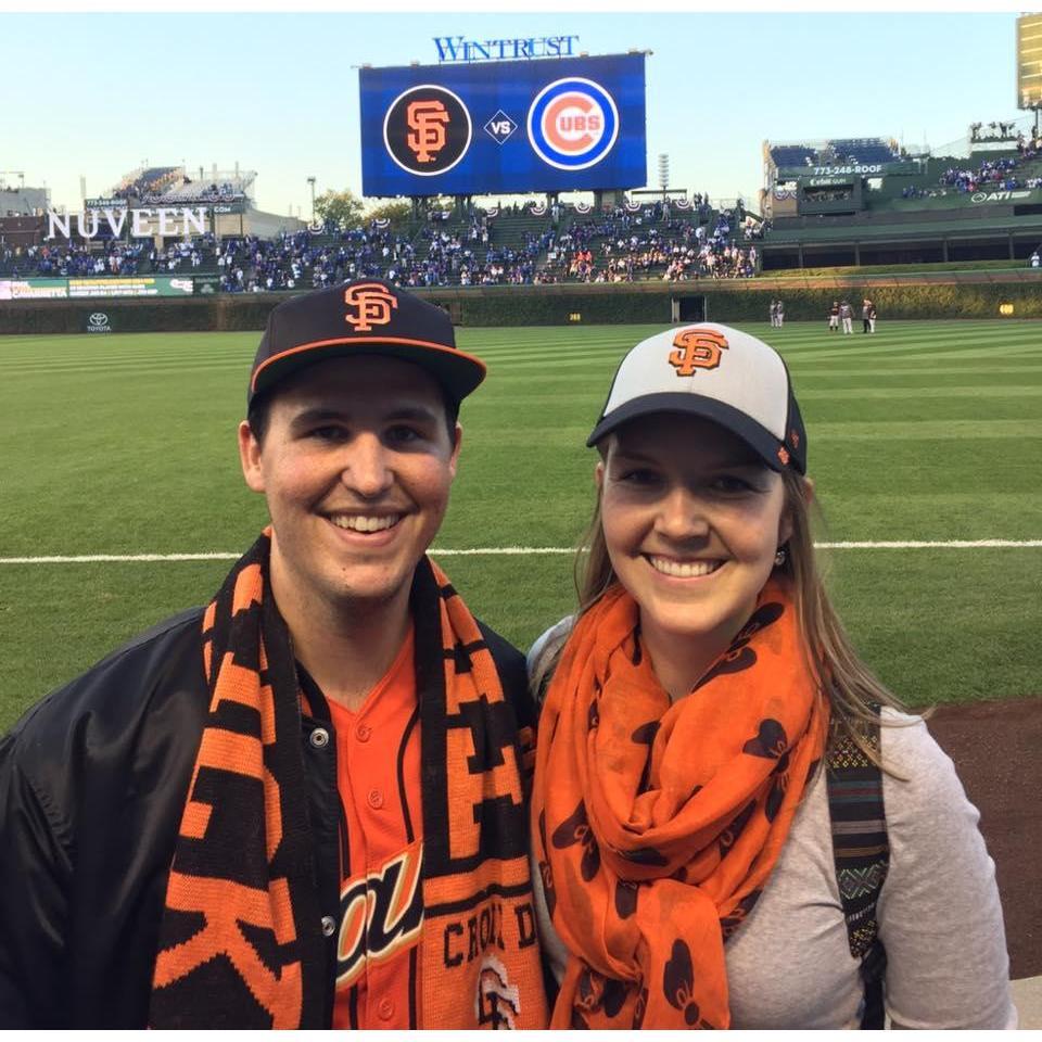 We love the Giants! In fact, we love them so much that we went to cheer for them even when they were battling our home team Cubs.