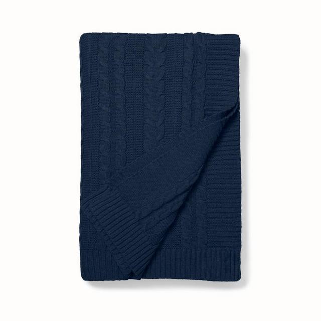 Cable Knit Throw Blanket
