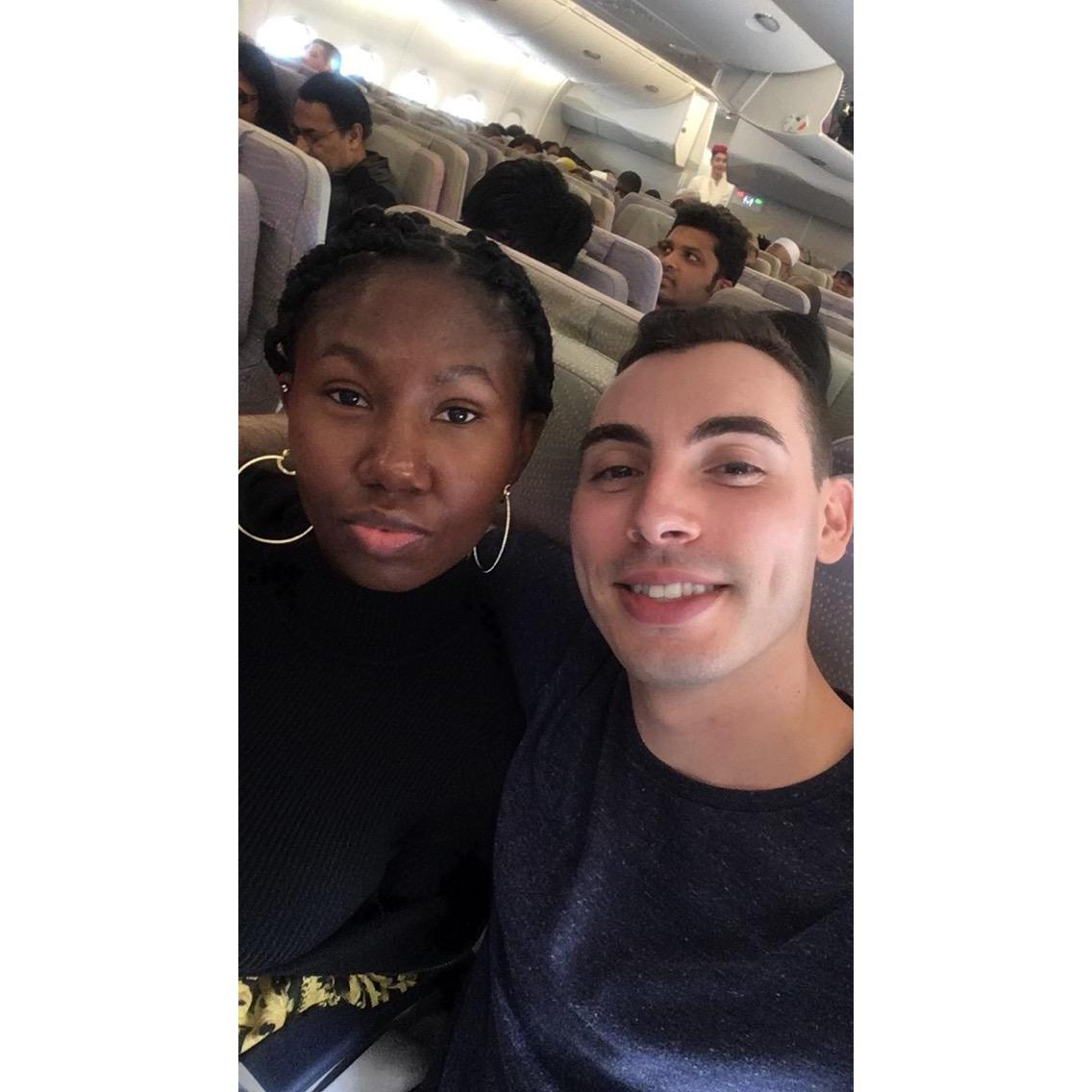 United Arab Emirates flight.