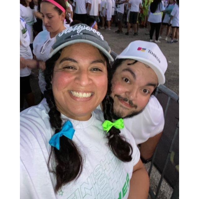Our First Foam Glow Run