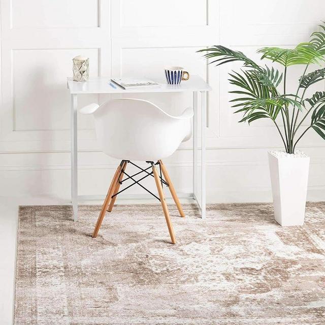 Unique Loom Sofia Collection Area Rug - Salle Garnier (5' 3" Square, Beige/ Ivory)