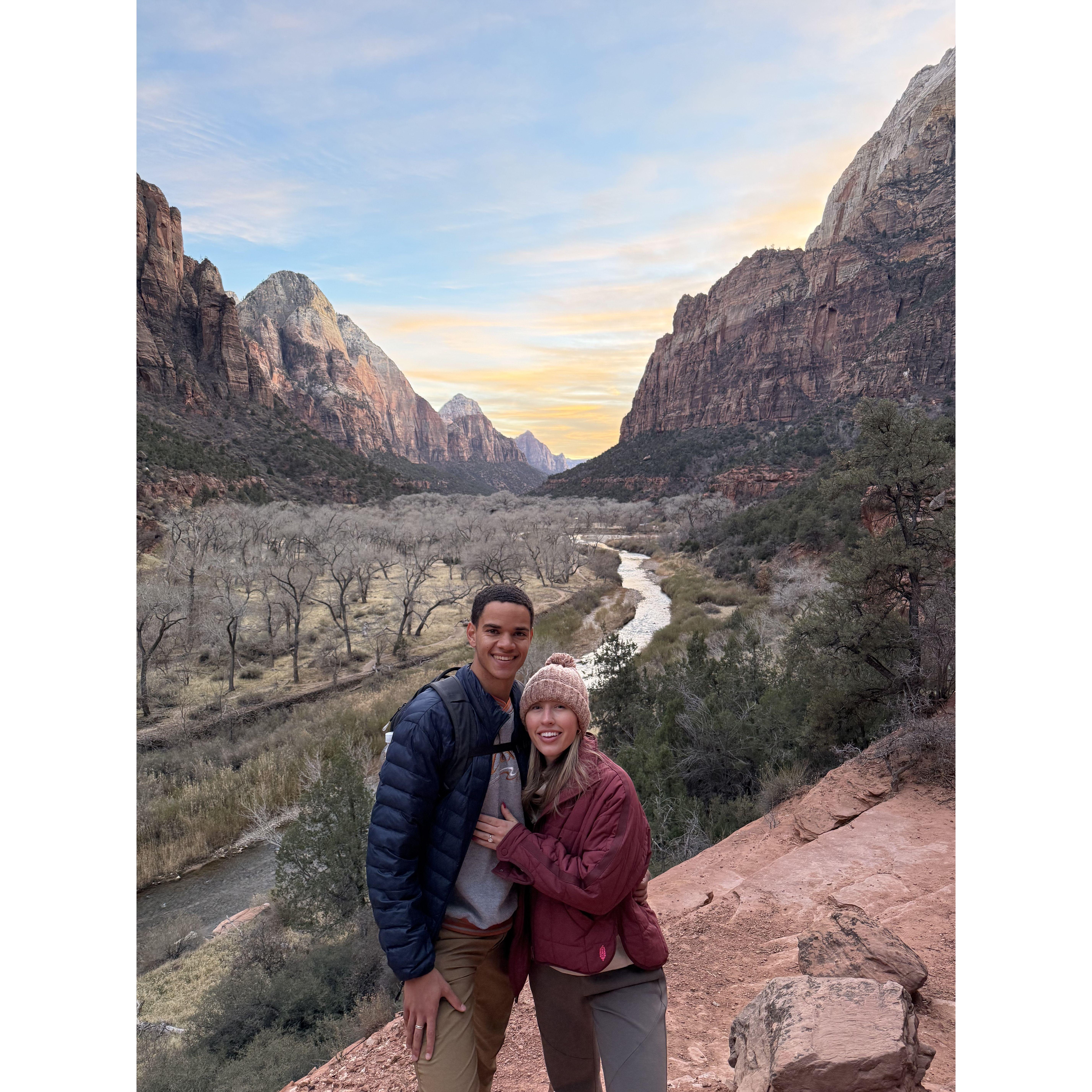 Zion! This feels like a painting. It's real though, we promise. No AI here if you can believe it :)