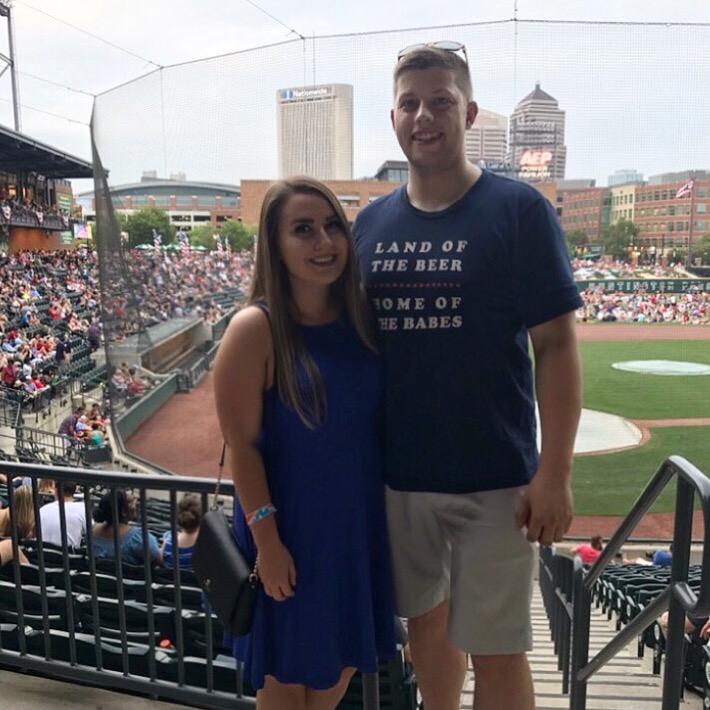 4th of July at the Columbus Clippers baseball game