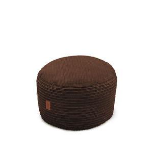 Pouf Footstool - Terry Corduroy - Espresso
