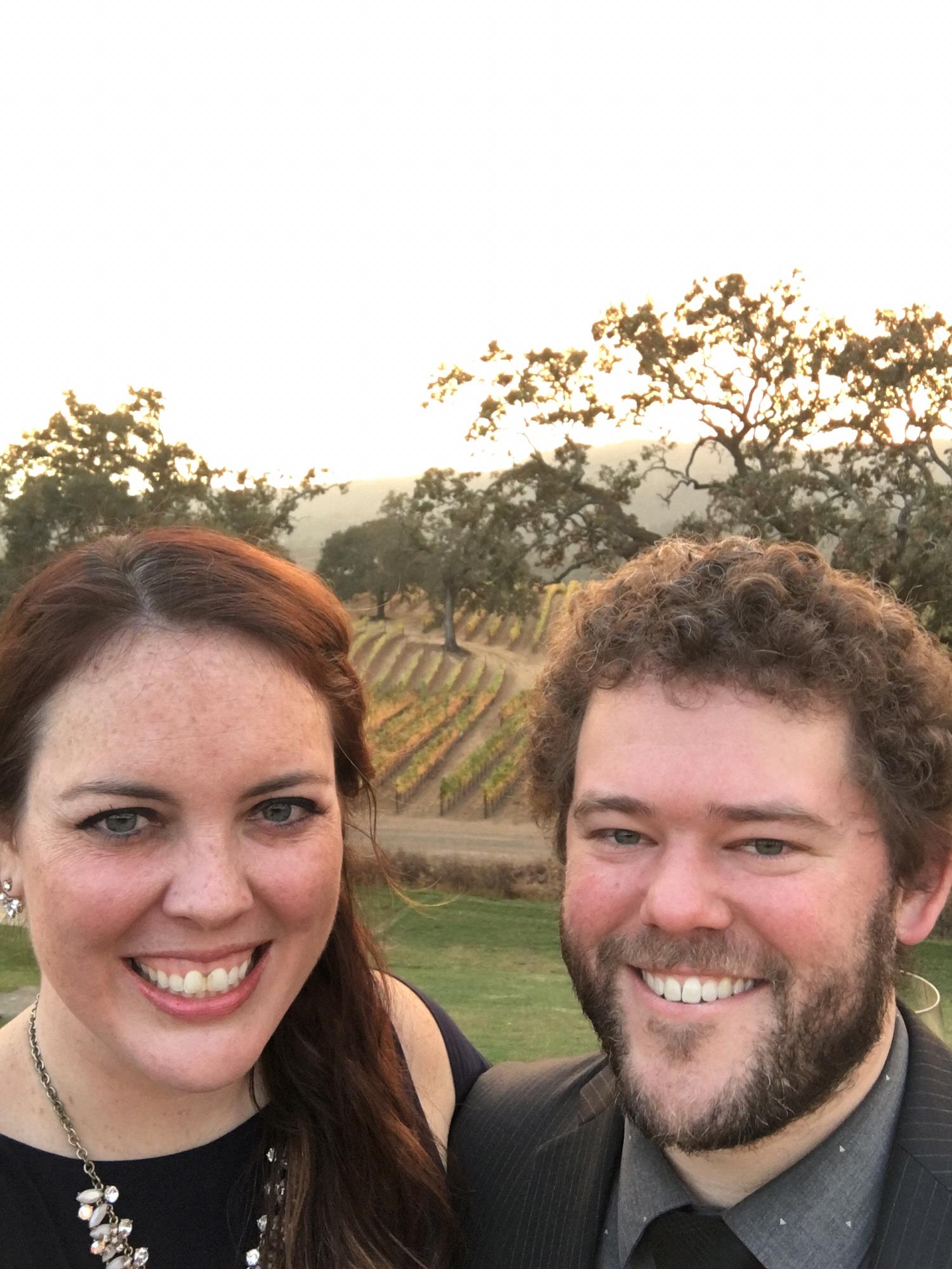 Celebrating the wedding of Stephenie and Nick in Sonoma, CA, in October 2019.