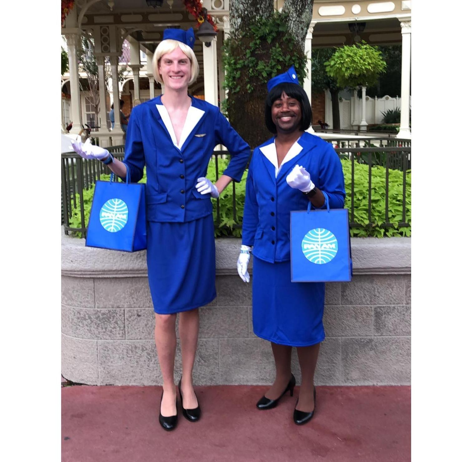 Our obsession with aviation inspired our Halloween costume. Yea... we did that.