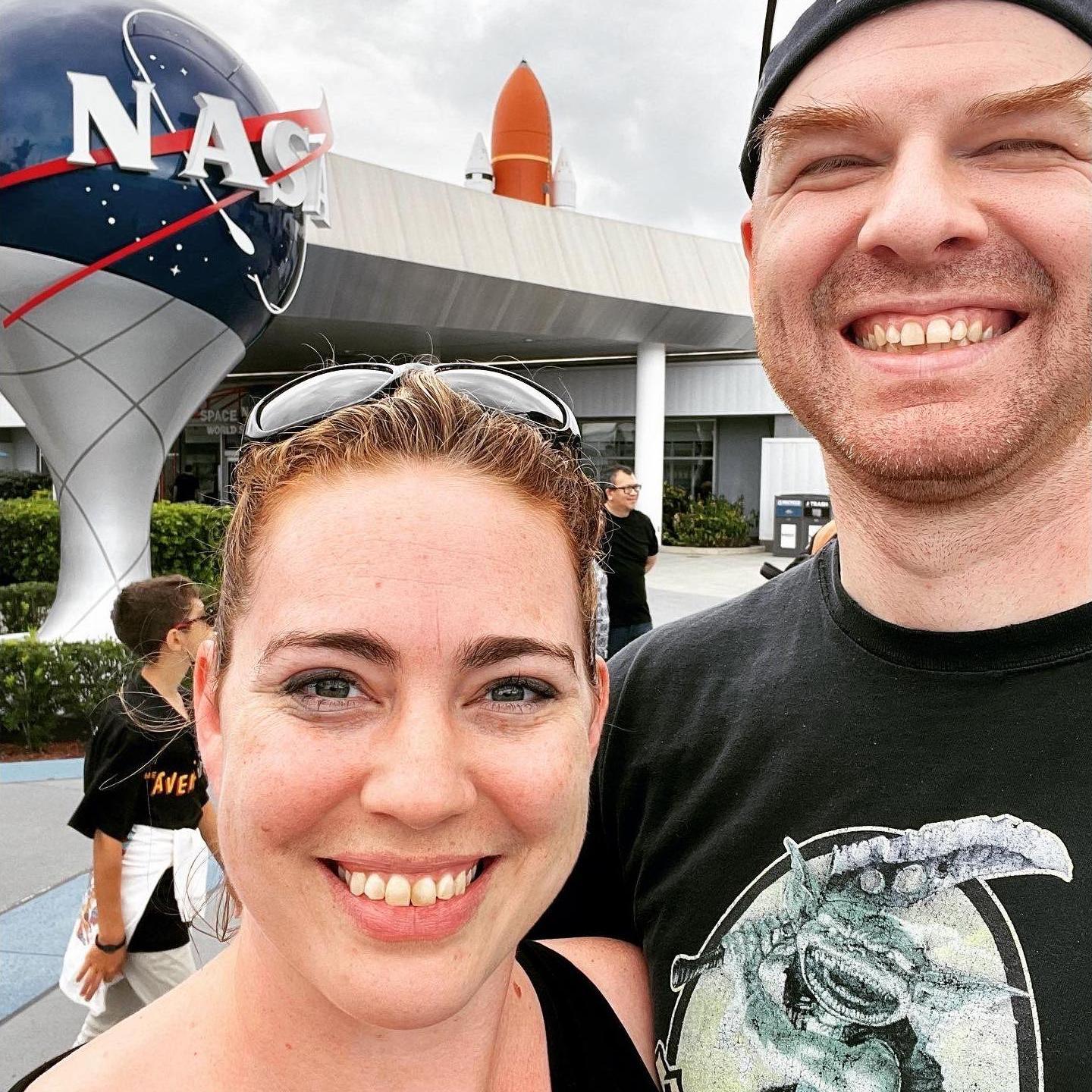 Kennedy Space Center, celebrating our 37th birthdays + 2nd anniversary • Jan 2024