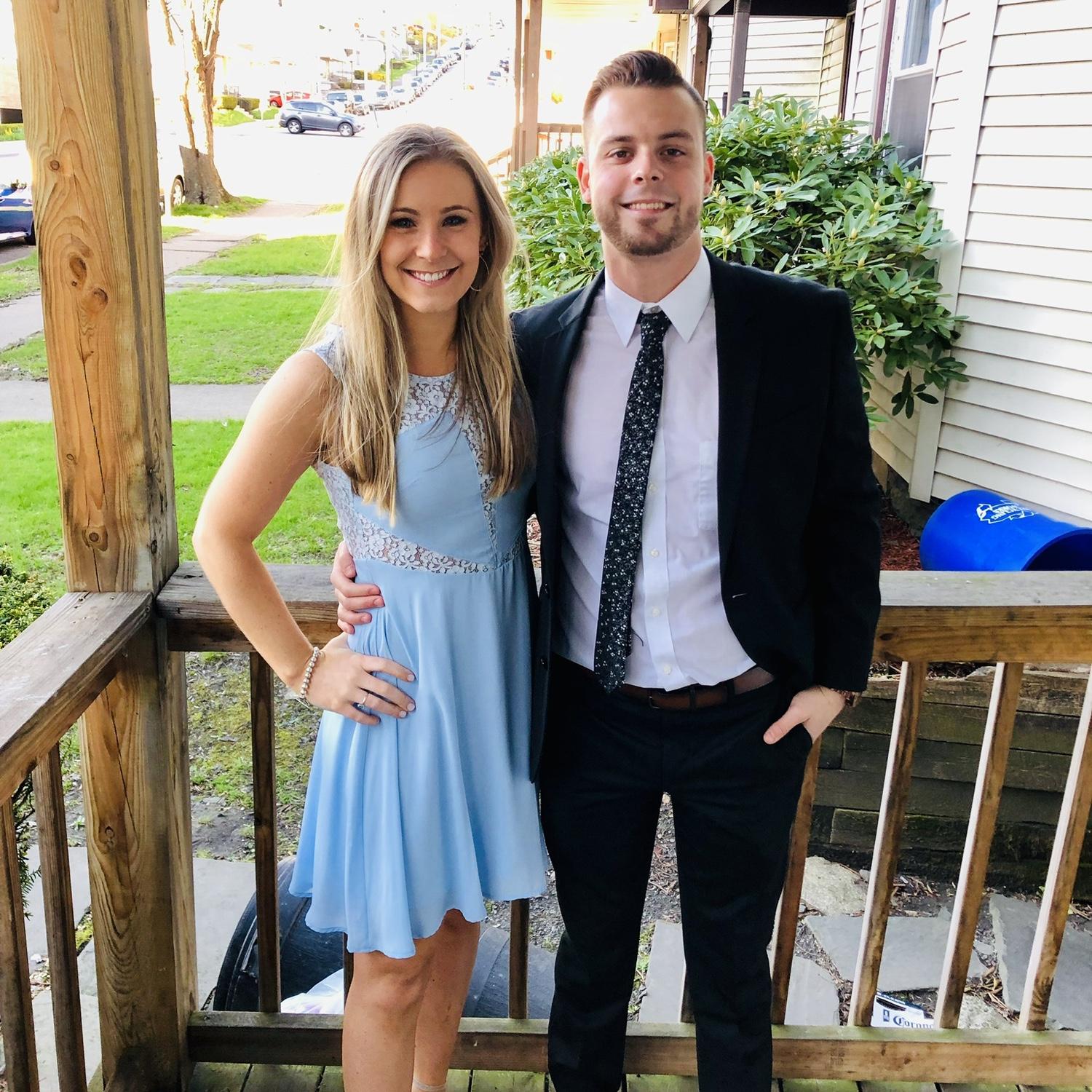 This photo was taken in grad school right after we started “officially” dating :)
