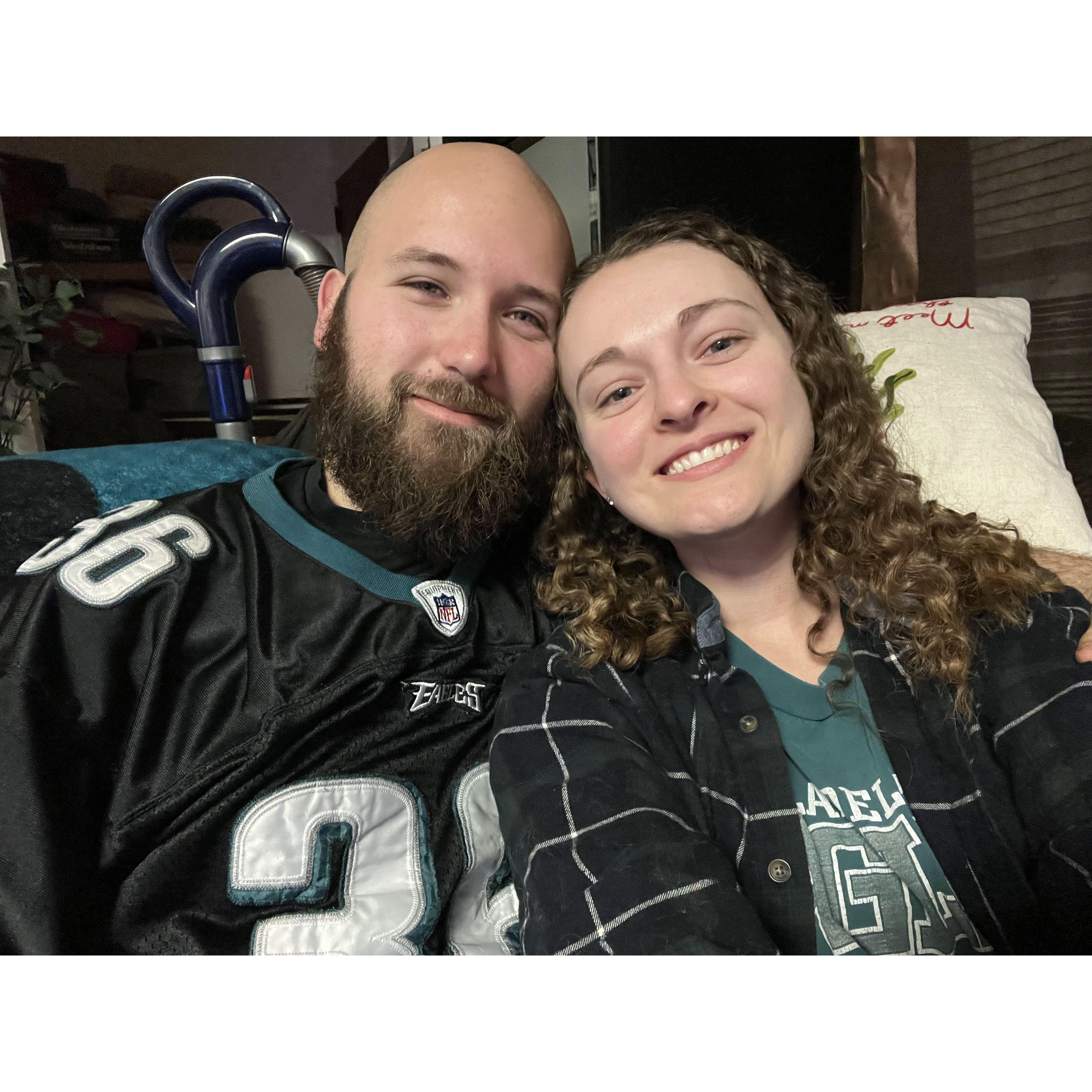 Superbowl viewing party