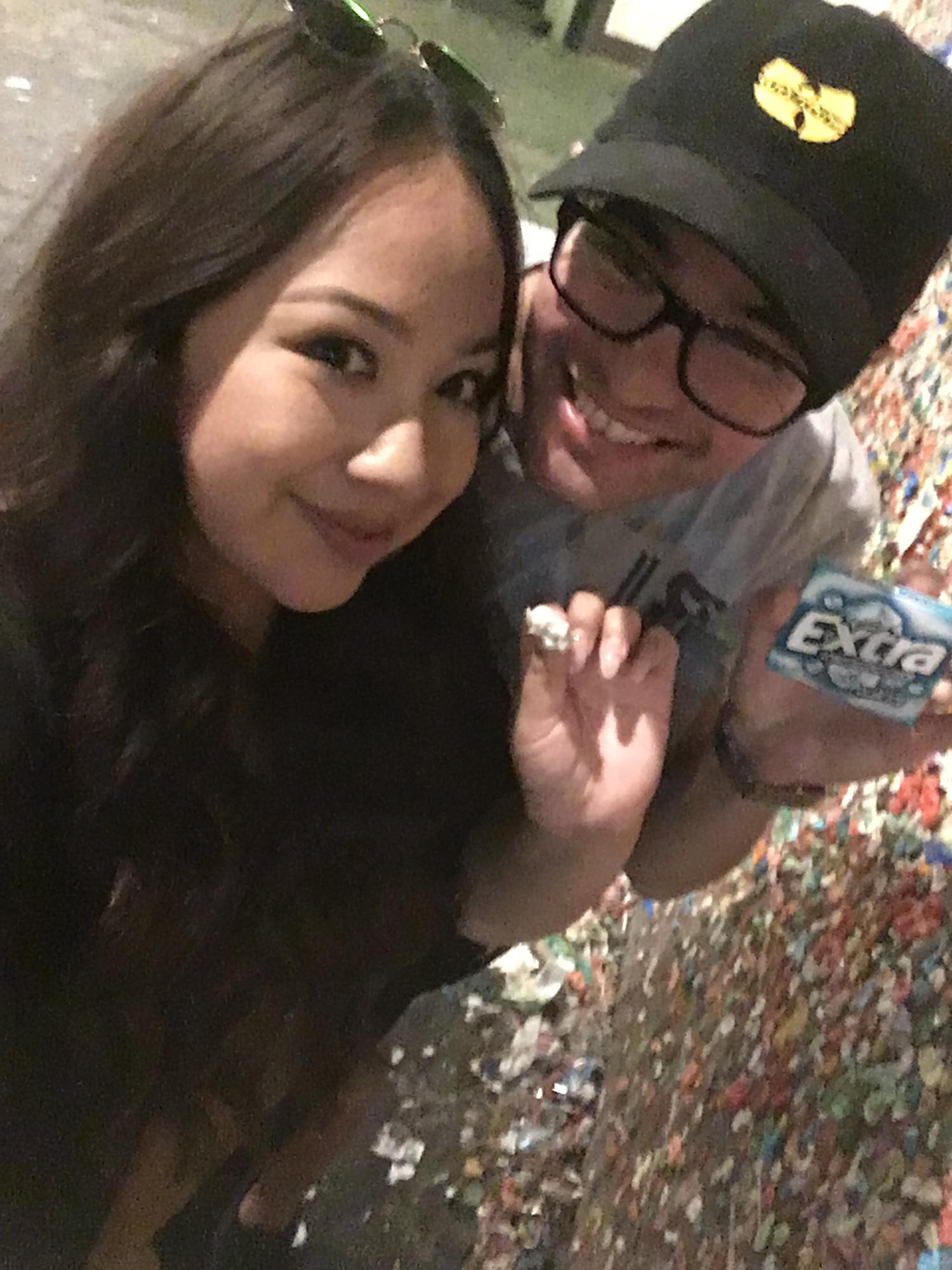 The famous Gum Wall in Seattle