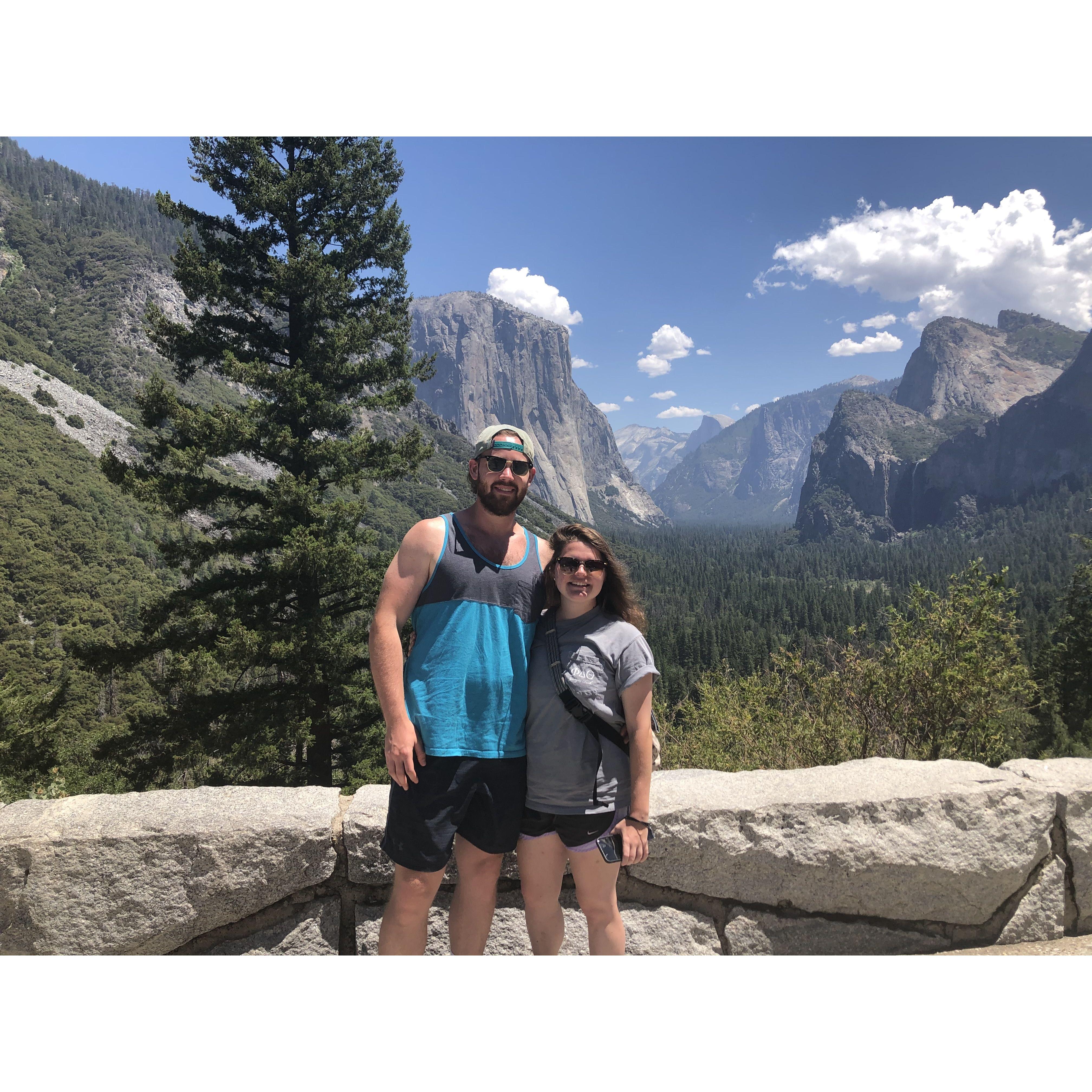 Yosemite in Summer 2020, we made an epic road trip across the US to move Alice's stuff before she started grad school!