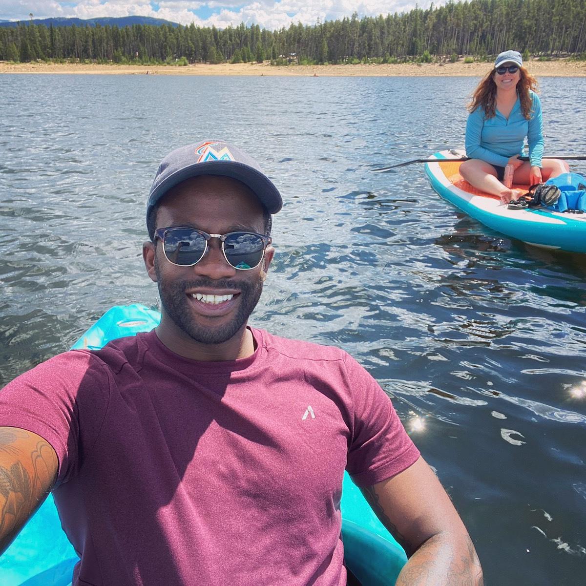 Turquoise lake