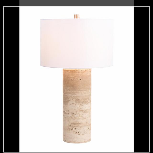 21in Travertine Table Lamp | Home | T.J.Maxx