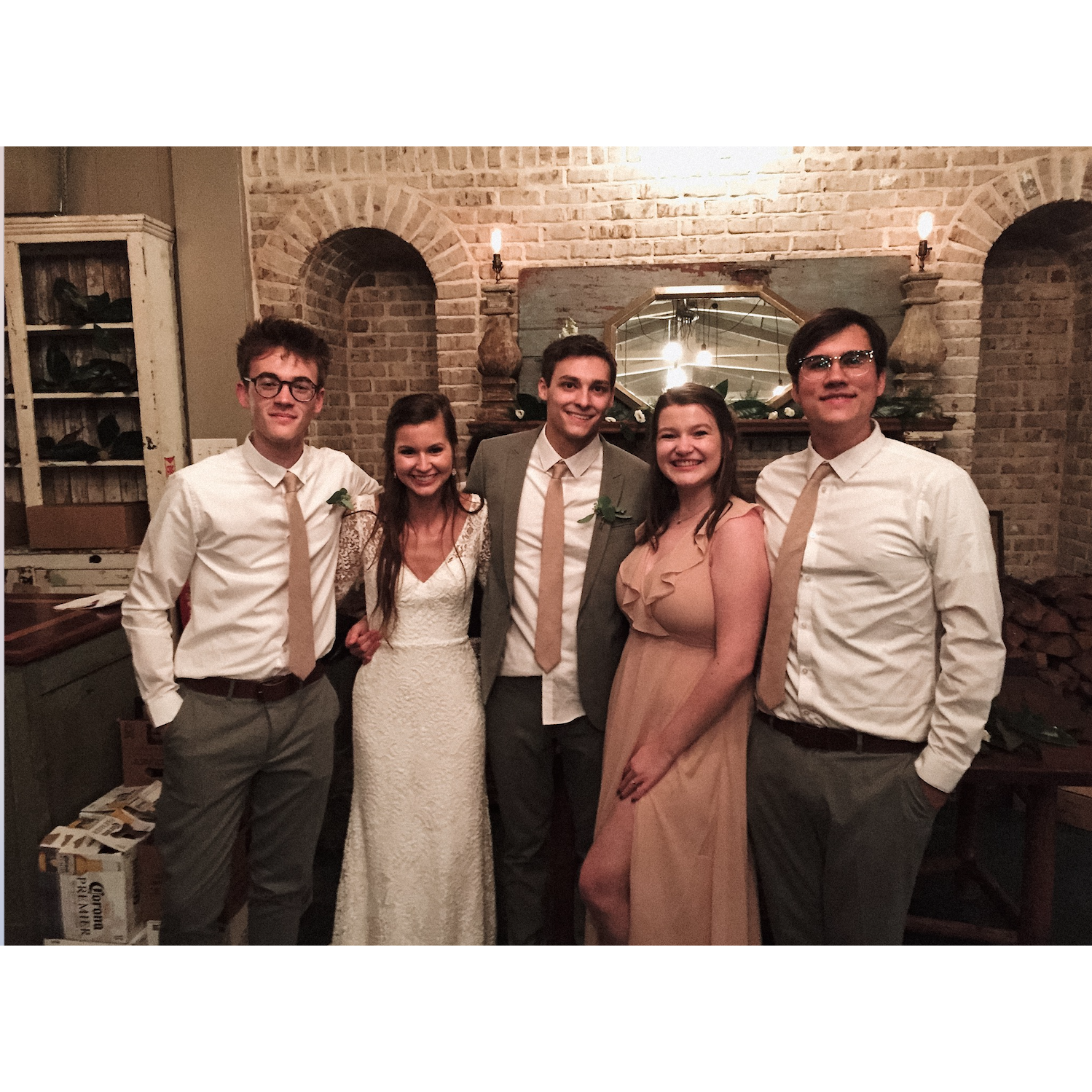 The Kirbys' wedding! Glad to have these three in our wedding!
