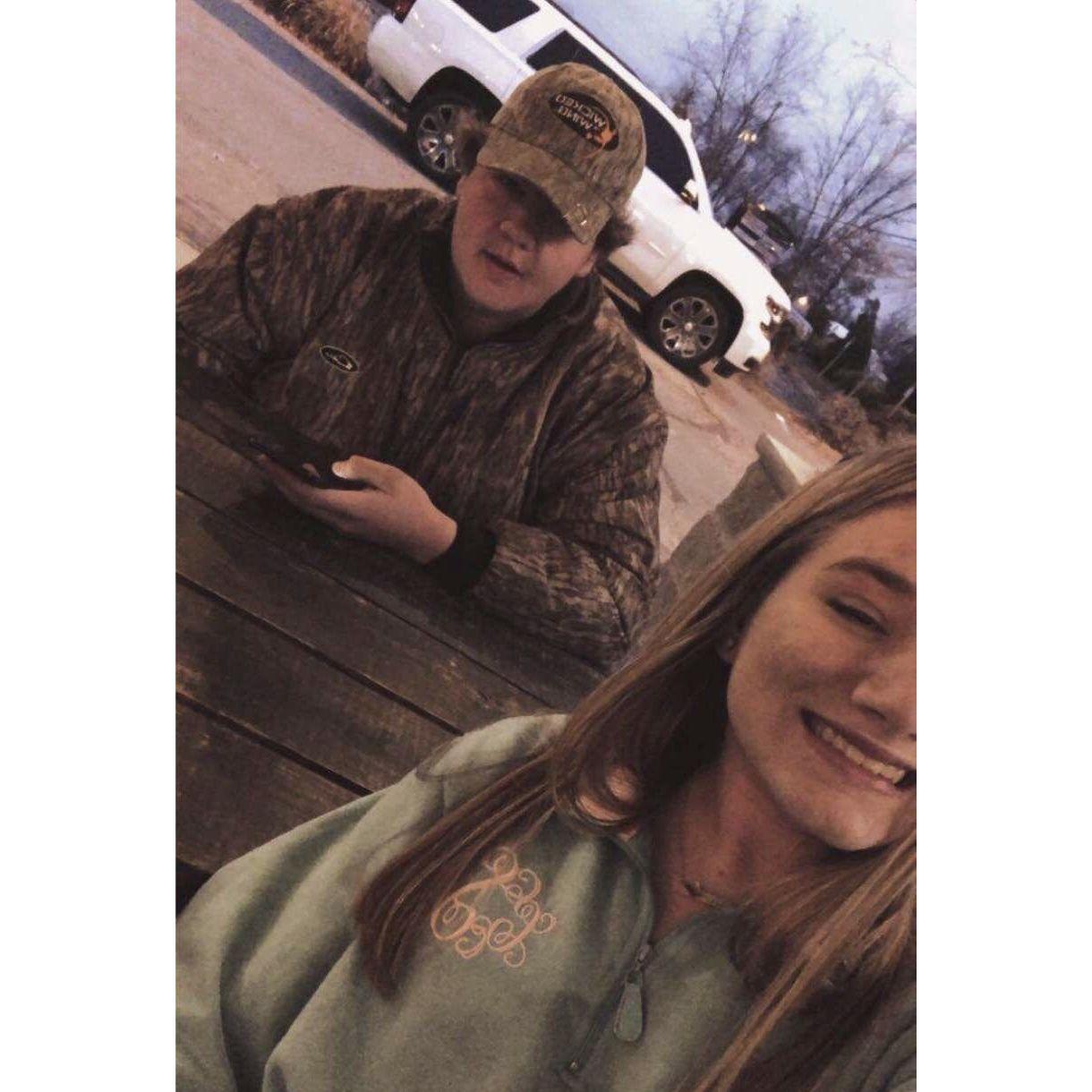 This was the first time we met in person & our first pic together! (Nov. 21, 2019)