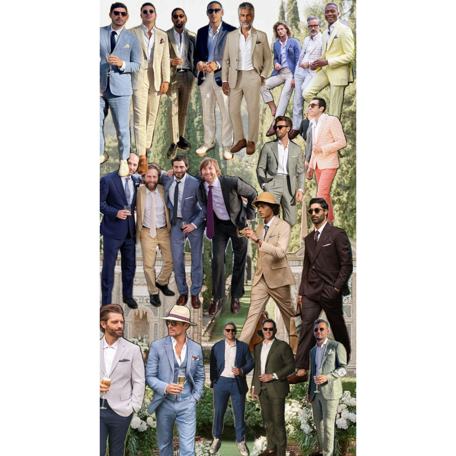 For the ladies: Mid to Floor Length Dress, Formal Jumpsuit, Dressy Blouse, Heels, Wedges, Flats
For the gents: Dress Shirts, Trousers, Slacks, Dress Shoes, Formal Shoes
Please refrain from wearing jeans or the color white.