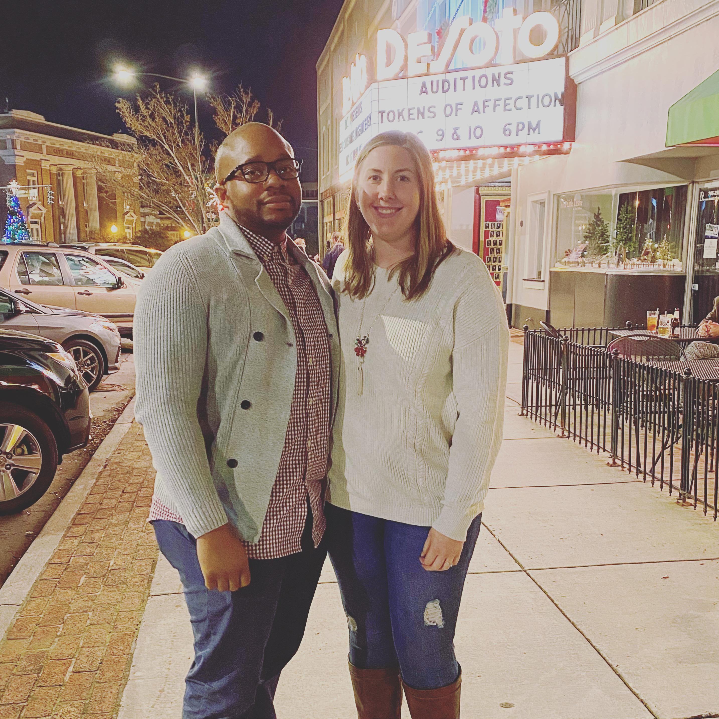 Our first Christmas engaged