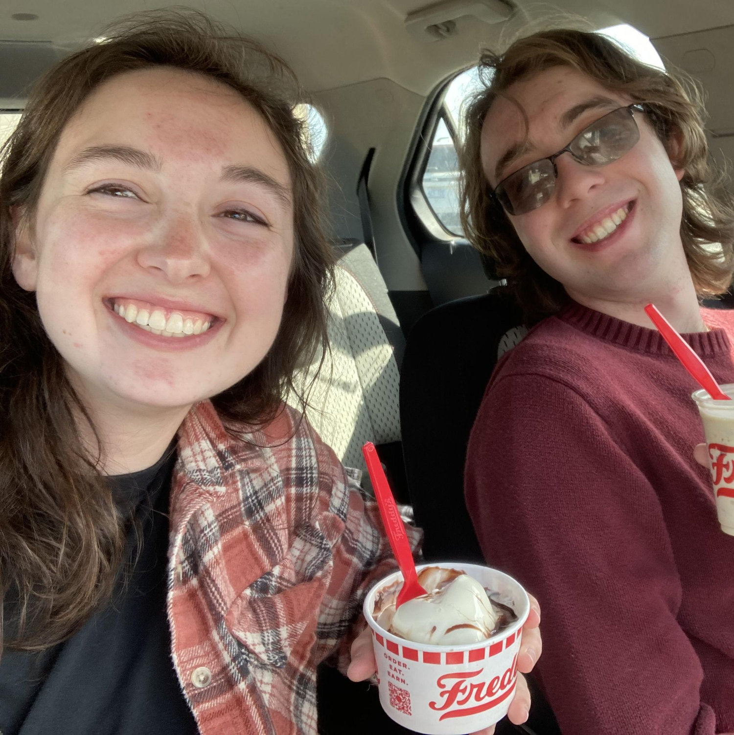 Ice cream is a big part of our dates